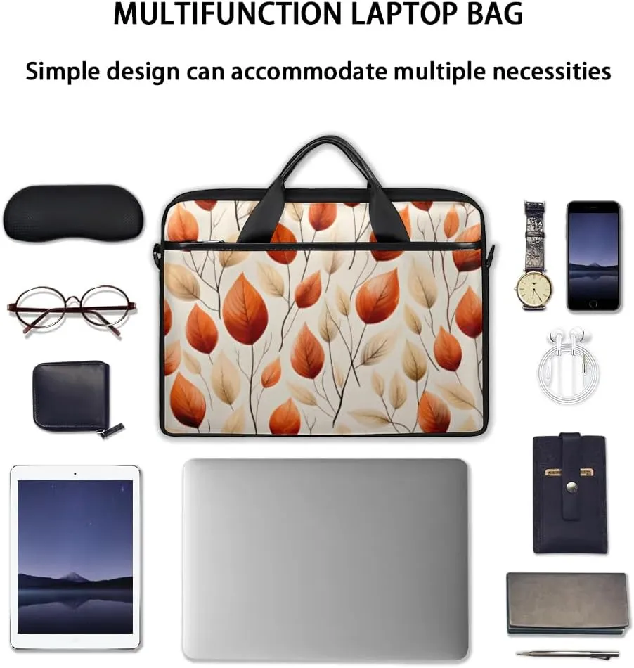 Laptop Shoulder Bag for 13-15 Inch Waterproof Laptop Sleeve Case Bag Slim Computer Carry Case Computer Cases for Laptops