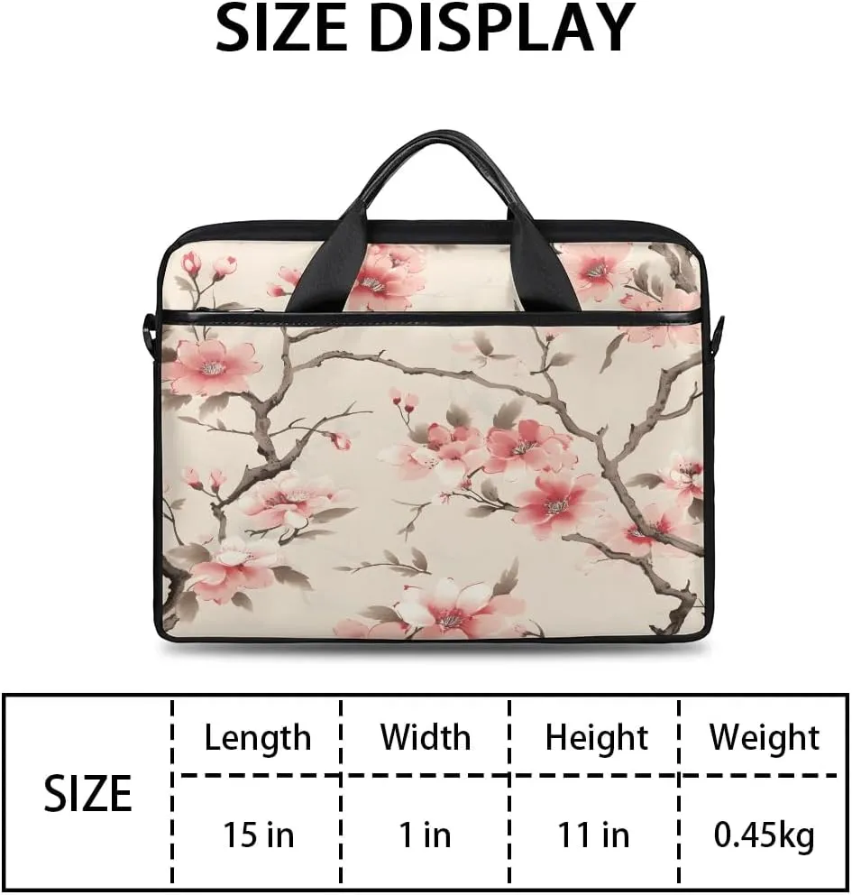 Laptop Shoulder Bag for 13-15 Inch Waterproof Laptop Sleeve Case Bag Slim Computer Carry Case Computer Cases for Laptops