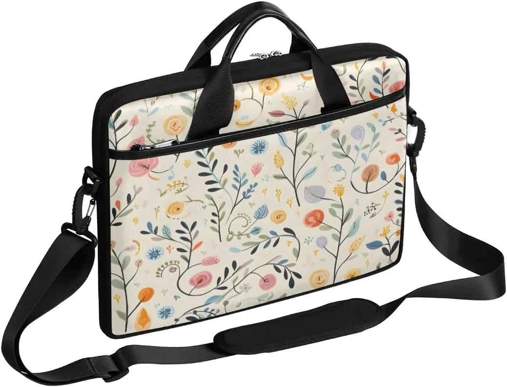 Laptop Shoulder Bag for 13-15 Inch Waterproof Laptop Sleeve Case Bag Slim Computer Carry Case Computer Cases for Laptops