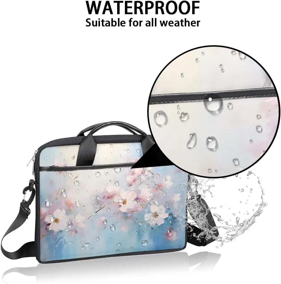 Laptop Shoulder Bag for 13-15 Inch Waterproof Laptop Sleeve Case Bag Slim Computer Carry Case Computer Cases for Laptops
