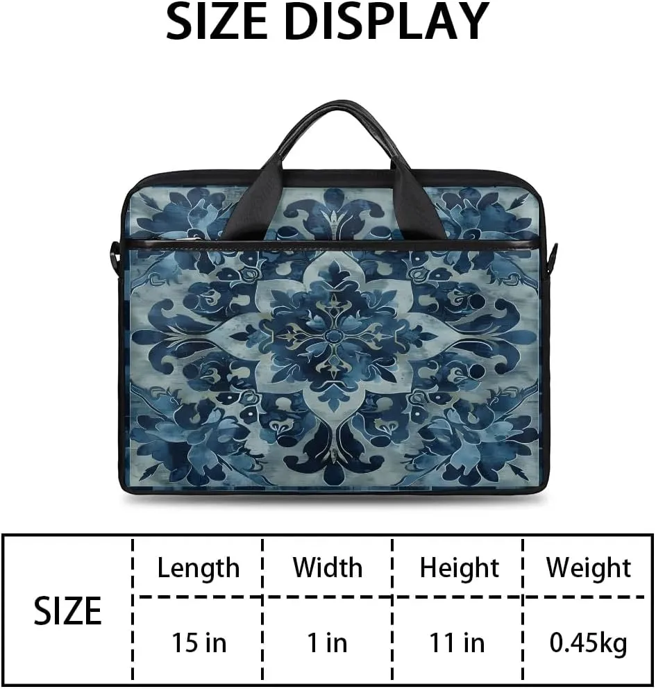 Laptop Shoulder Bag for 13-15 Inch Waterproof Laptop Sleeve Case Bag Slim Computer Carry Case Computer Cases for Laptops