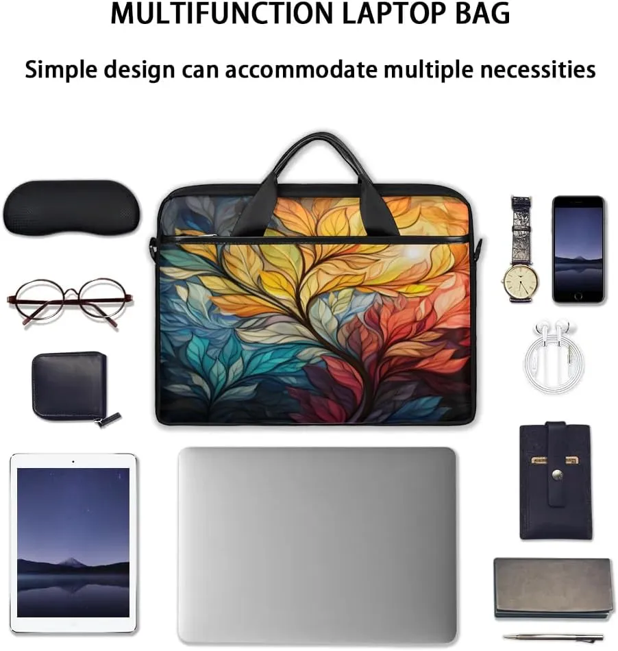 Laptop Shoulder Bag for 13-15 Inch Waterproof Laptop Sleeve Case Bag Slim Computer Carry Case Computer Cases for Laptops