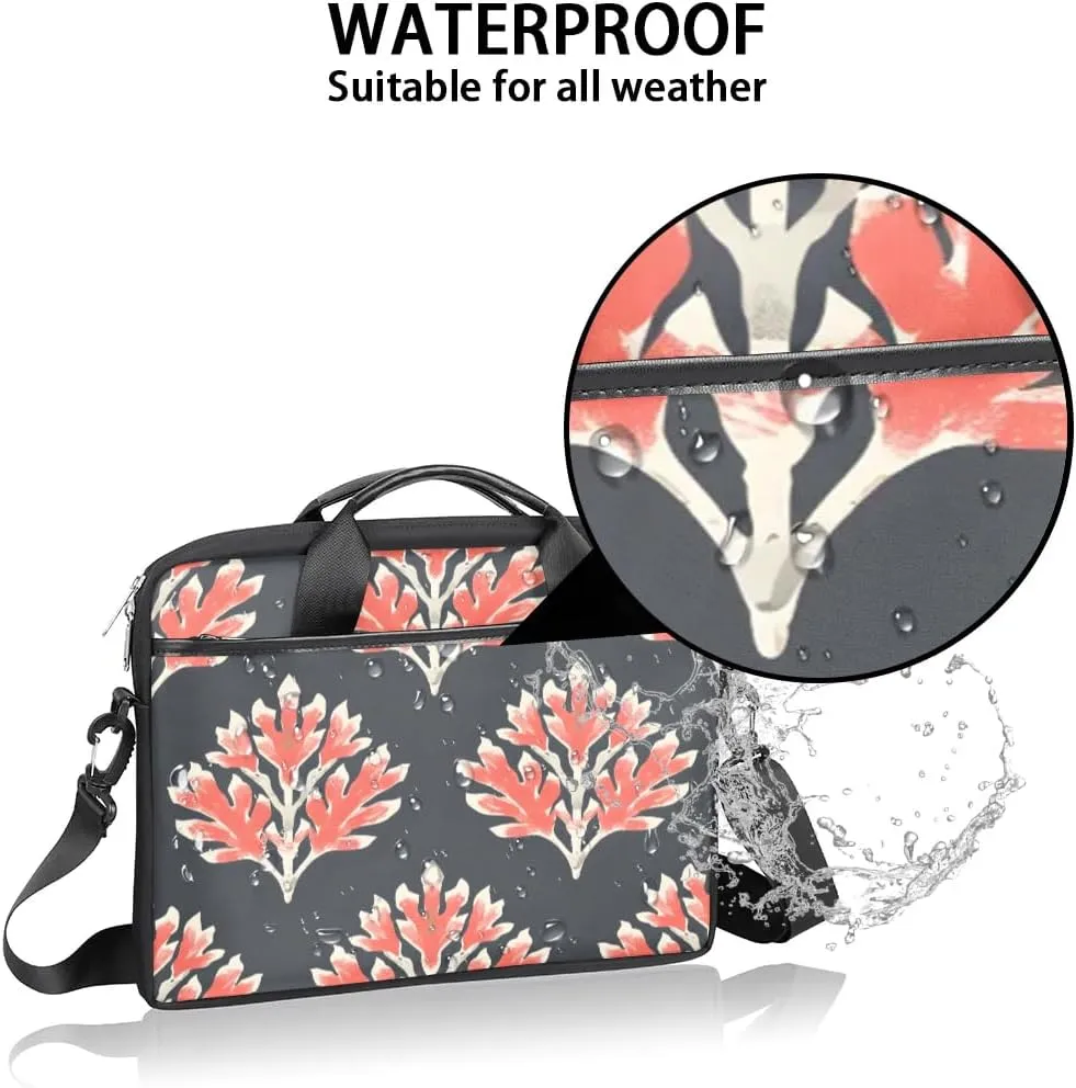 Laptop Shoulder Bag for 13-15 Inch Waterproof Laptop Sleeve Case Bag Slim Computer Carry Case Computer Cases for Laptops