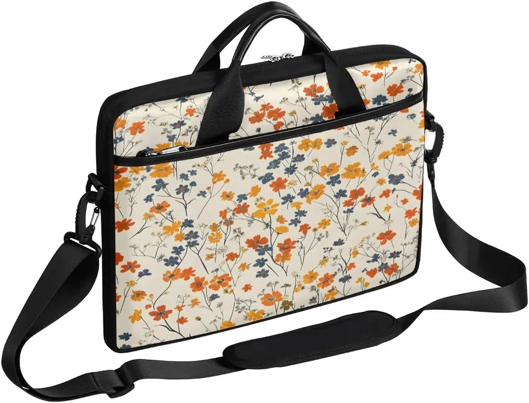 Laptop Shoulder Bag for 13-15 Inch Waterproof Laptop Sleeve Case Bag Slim Computer Carry Case Computer Cases for Laptops