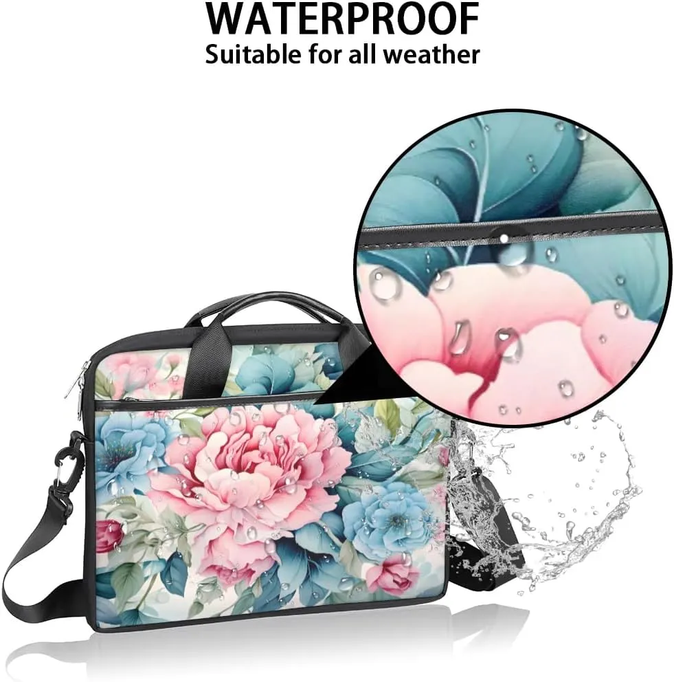 Laptop Shoulder Bag for 13-15 Inch Waterproof Laptop Sleeve Case Bag Slim Computer Carry Case Computer Cases for Laptops