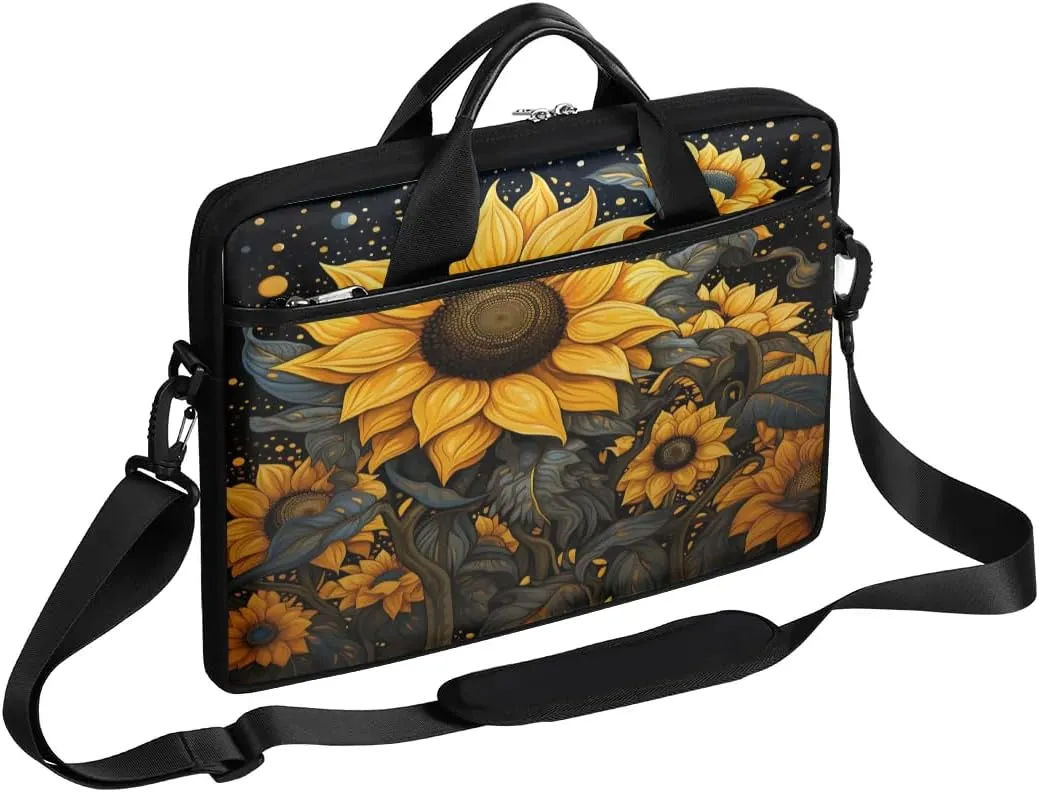 Laptop Shoulder Bag for 13-15 Inch Waterproof Laptop Sleeve Case Bag Slim Computer Carry Case Computer Cases for Laptops