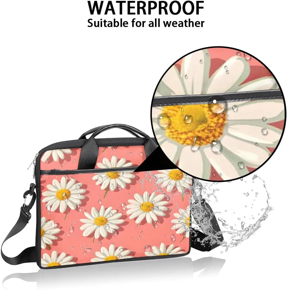 Laptop Shoulder Bag for 13-15 Inch Waterproof Laptop Sleeve Case Bag Slim Computer Carry Case Computer Cases for Laptops