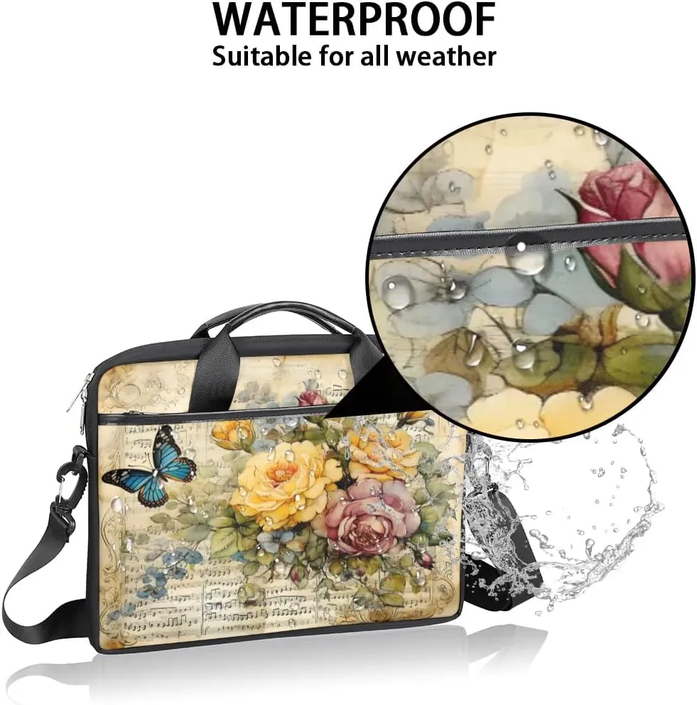 Laptop Shoulder Bag for 13-15 Inch Waterproof Laptop Sleeve Case Bag Slim Computer Carry Case Computer Cases for Laptops