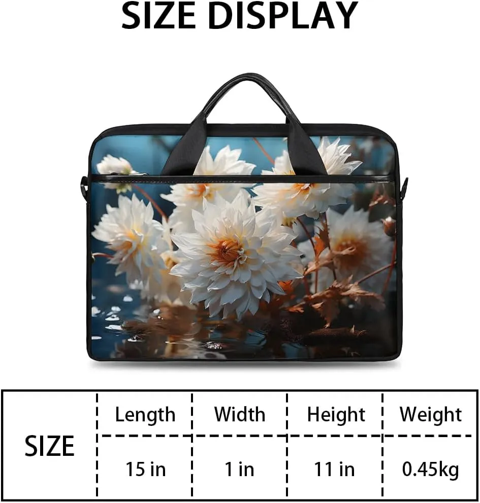 Laptop Shoulder Bag for 13-15 Inch Waterproof Laptop Sleeve Case Bag Slim Computer Carry Case Computer Cases for Laptops