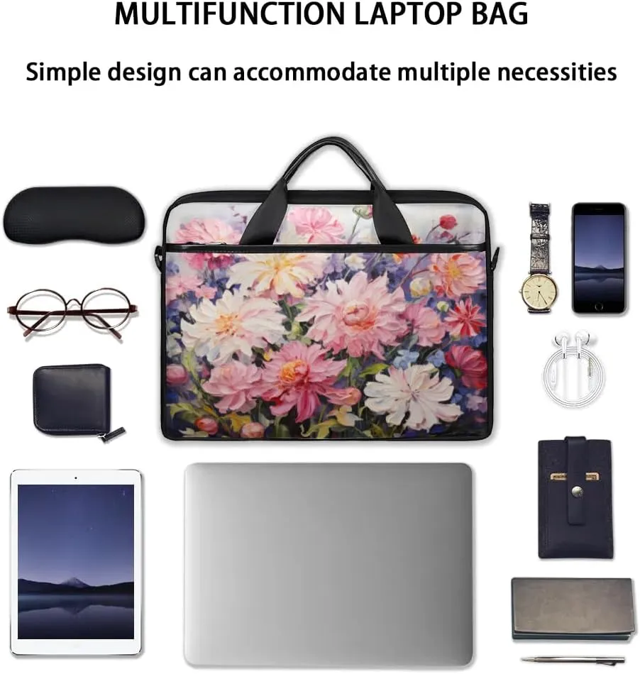 Laptop Shoulder Bag for 13-15 Inch Waterproof Laptop Sleeve Case Bag Slim Computer Carry Case Computer Cases for Laptops