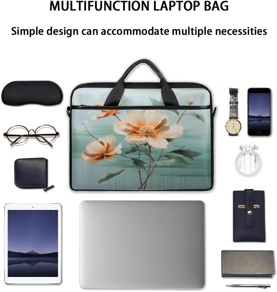 Laptop Shoulder Bag for 13-15 Inch Waterproof Laptop Sleeve Case Bag Slim Computer Carry Case Computer Cases for Laptops