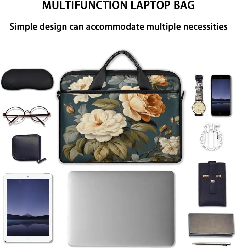 Laptop Shoulder Bag for 13-15 Inch Waterproof Laptop Sleeve Case Bag Slim Computer Carry Case Computer Cases for Laptops