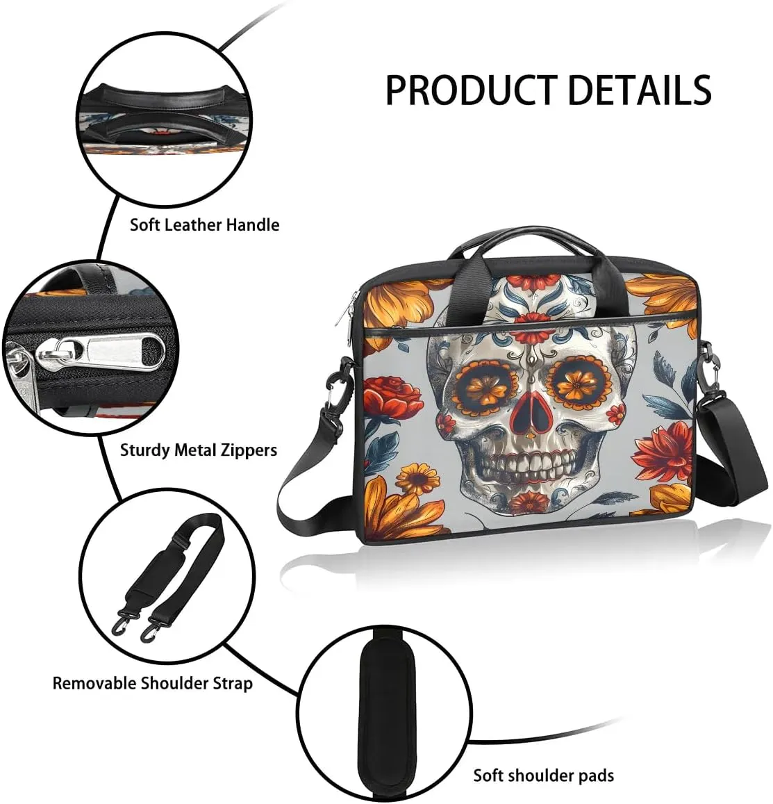 Laptop Shoulder Bag for 13-15 Inch Waterproof Laptop Sleeve Case Bag Slim Computer Carry Case Computer Cases for Laptops