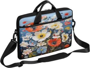 Laptop Shoulder Bag for 13-15 Inch Waterproof Laptop Sleeve Case Bag Slim Computer Carry Case Computer Cases for Laptops