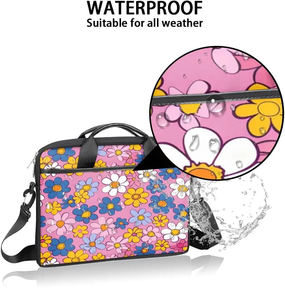 Laptop Shoulder Bag for 13-15 Inch Waterproof Laptop Sleeve Case Bag Slim Computer Carry Case Computer Cases for Laptops
