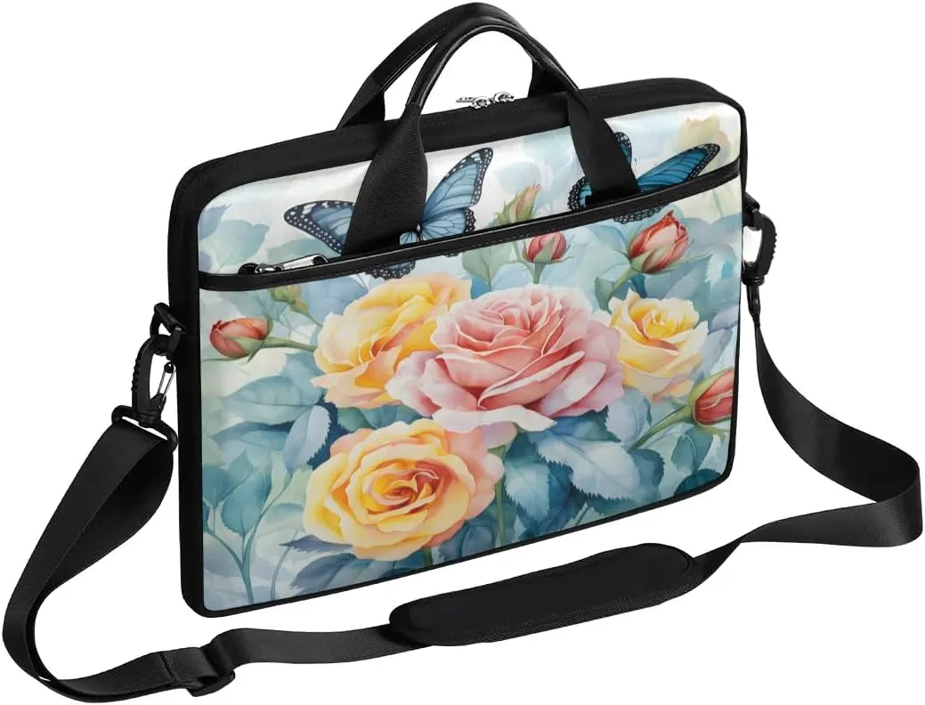 Laptop Shoulder Bag for 13-15 Inch Waterproof Laptop Sleeve Case Bag Slim Computer Carry Case Computer Cases for Laptops