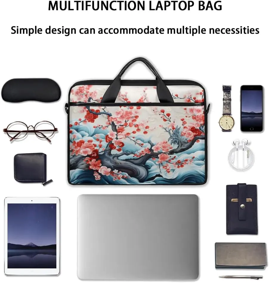 Laptop Shoulder Bag for 13-15 Inch Waterproof Laptop Sleeve Case Bag Slim Computer Carry Case Computer Cases for Laptops