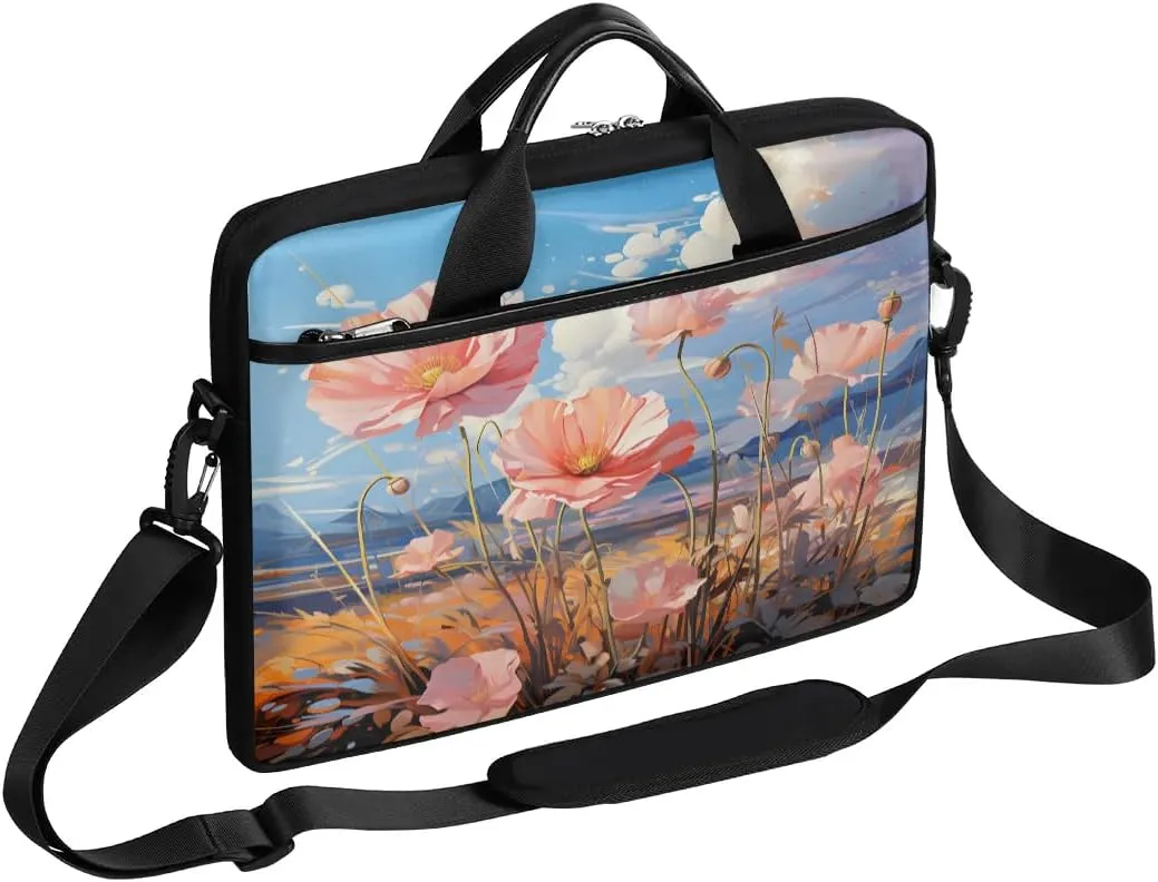 Laptop Shoulder Bag for 13-15 Inch Waterproof Laptop Sleeve Case Bag Slim Computer Carry Case Computer Cases for Laptops