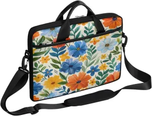 Laptop Shoulder Bag for 13-15 Inch Waterproof Laptop Sleeve Case Bag Slim Computer Carry Case Computer Cases for Laptops