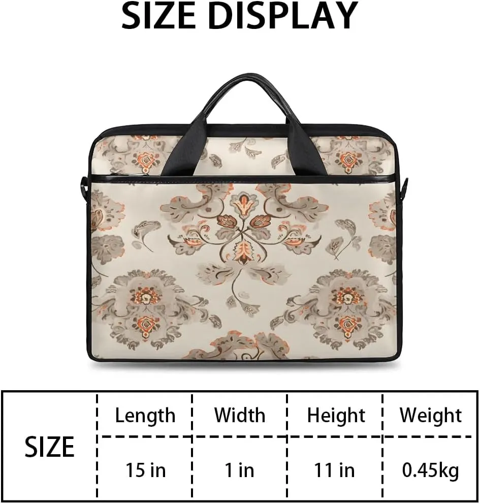 Laptop Shoulder Bag for 13-15 Inch Waterproof Laptop Sleeve Case Bag Slim Computer Carry Case Computer Cases for Laptops