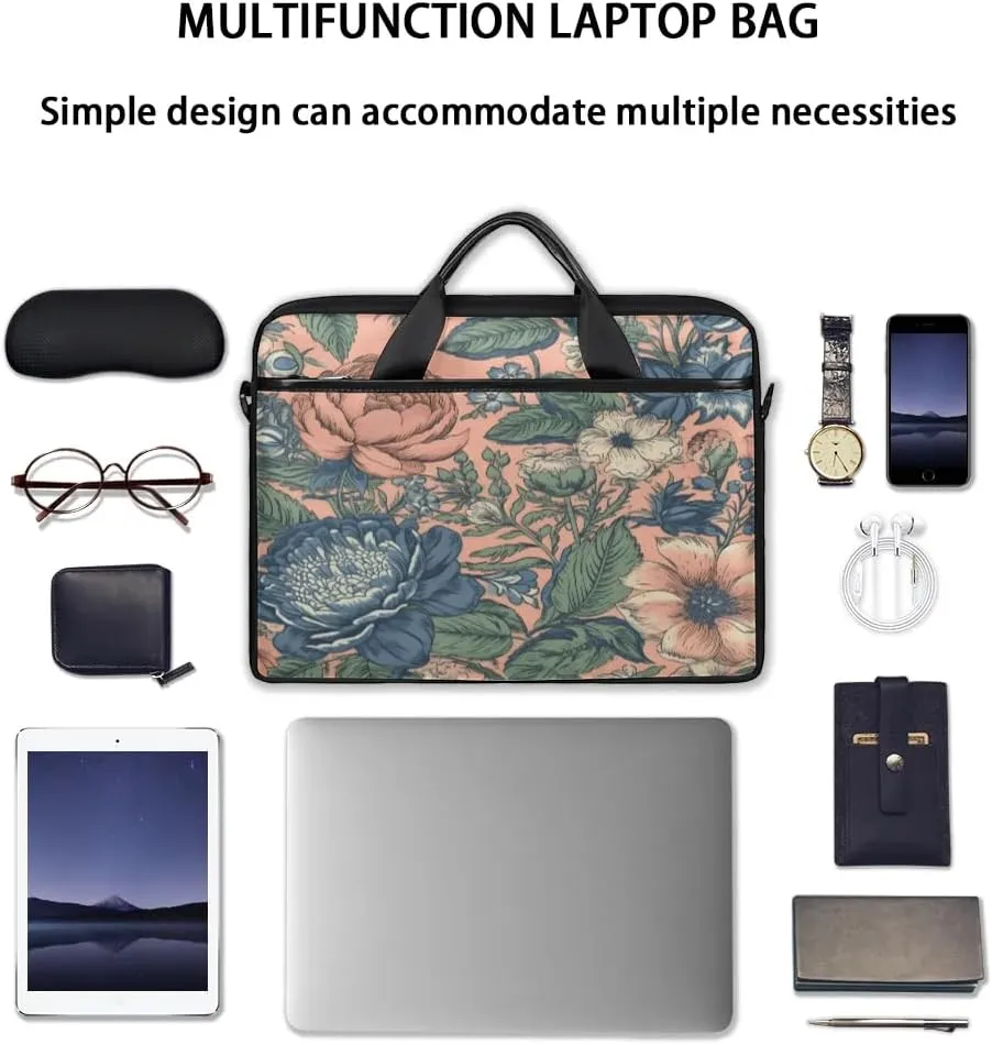 Laptop Shoulder Bag for 13-15 Inch Waterproof Laptop Sleeve Case Bag Slim Computer Carry Case Computer Cases for Laptops