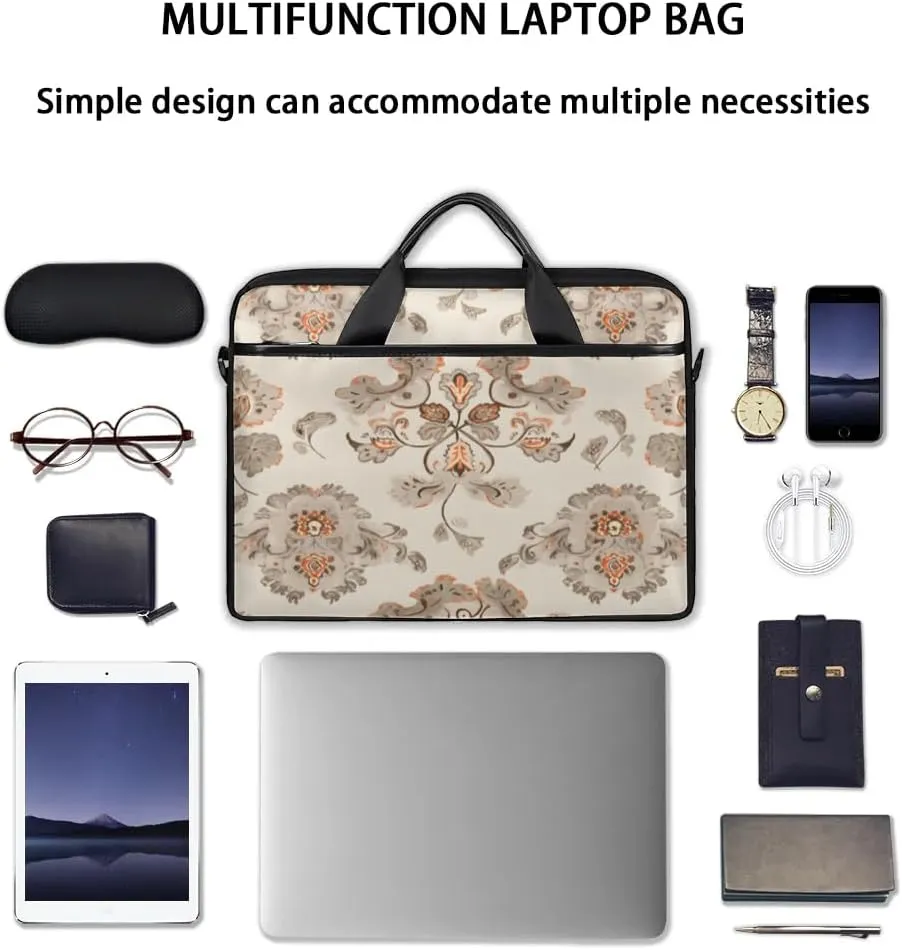 Laptop Shoulder Bag for 13-15 Inch Waterproof Laptop Sleeve Case Bag Slim Computer Carry Case Computer Cases for Laptops
