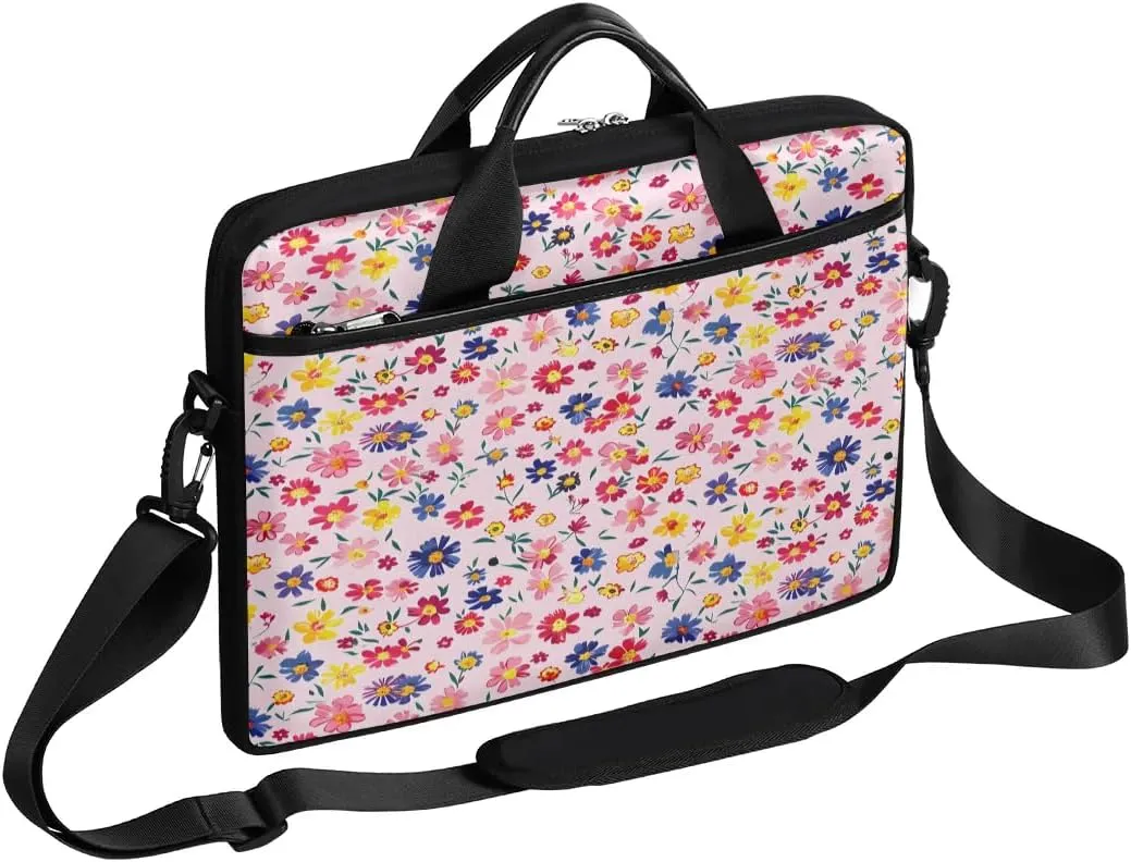 Laptop Shoulder Bag for 13-15 Inch Waterproof Laptop Sleeve Case Bag Slim Computer Carry Case Computer Cases for Laptops