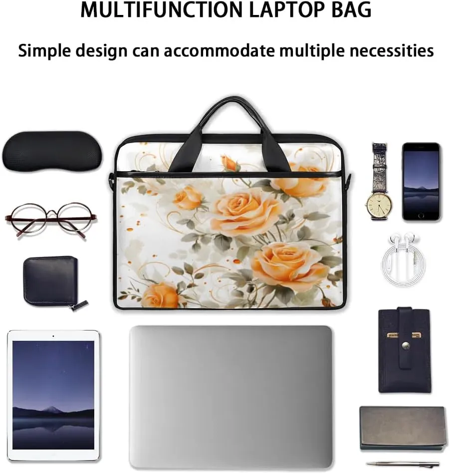 Laptop Shoulder Bag for 13-15 Inch Waterproof Laptop Sleeve Case Bag Slim Computer Carry Case Computer Cases for Laptops