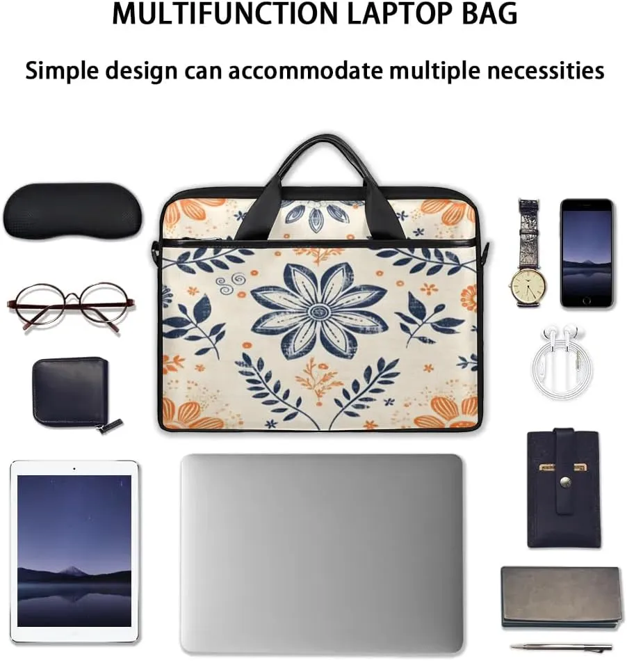 Laptop Shoulder Bag for 13-15 Inch Waterproof Laptop Sleeve Case Bag Slim Computer Carry Case Computer Cases for Laptops