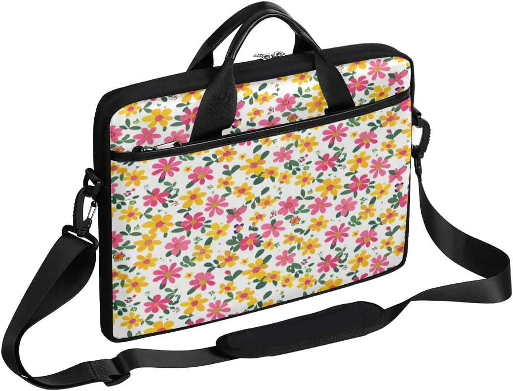 Laptop Shoulder Bag for 13-15 Inch Waterproof Laptop Sleeve Case Bag Slim Computer Carry Case Computer Cases for Laptops