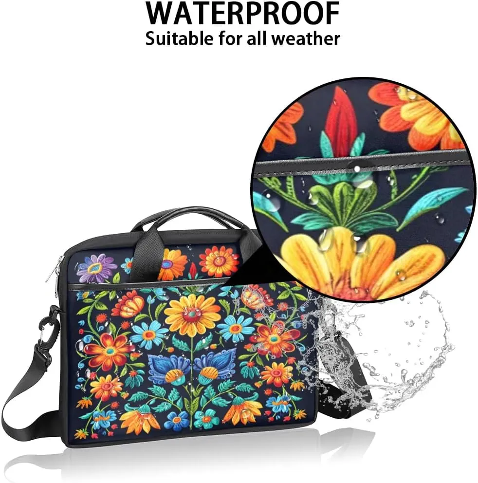 Laptop Shoulder Bag for 13-15 Inch Waterproof Laptop Sleeve Case Bag Slim Computer Carry Case Computer Cases for Laptops
