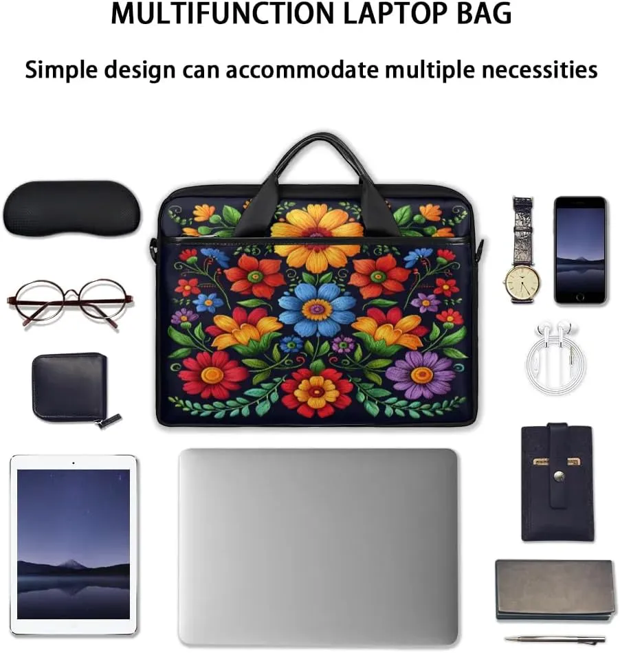 Laptop Shoulder Bag for 13-15 Inch Waterproof Laptop Sleeve Case Bag Slim Computer Carry Case Computer Cases for Laptops