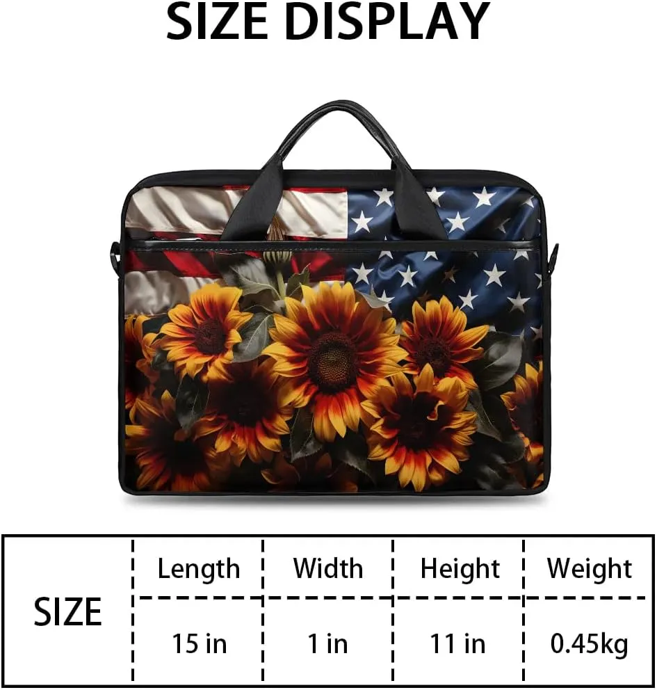Laptop Shoulder Bag for 13-15 Inch Waterproof Laptop Sleeve Case Bag Slim Computer Carry Case Computer Cases for Laptops
