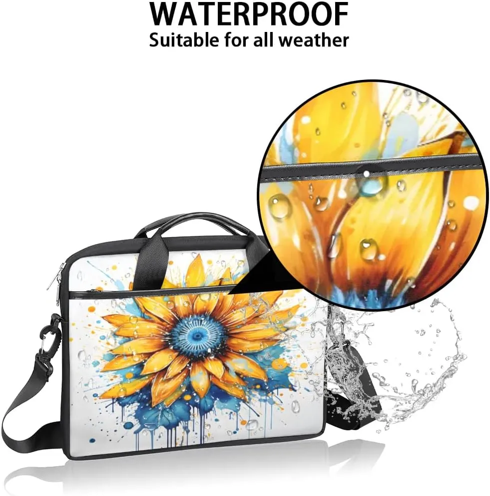 Laptop Shoulder Bag for 13-15 Inch Waterproof Laptop Sleeve Case Bag Slim Computer Carry Case Computer Cases for Laptops