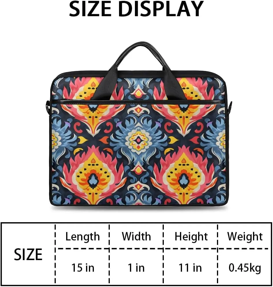 Laptop Shoulder Bag for 13-15 Inch Waterproof Laptop Sleeve Case Bag Slim Computer Carry Case Computer Cases for Laptops