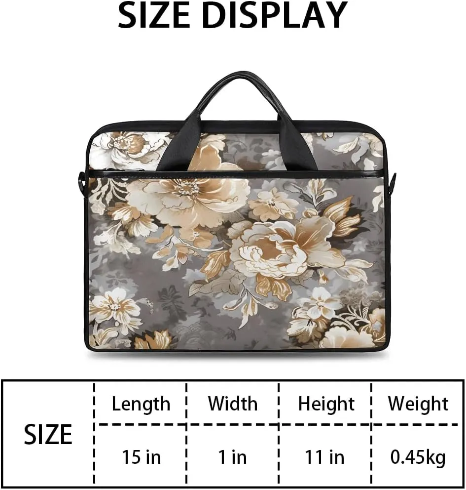 Laptop Shoulder Bag for 13-15 Inch Waterproof Laptop Sleeve Case Bag Slim Computer Carry Case Computer Cases for Laptops
