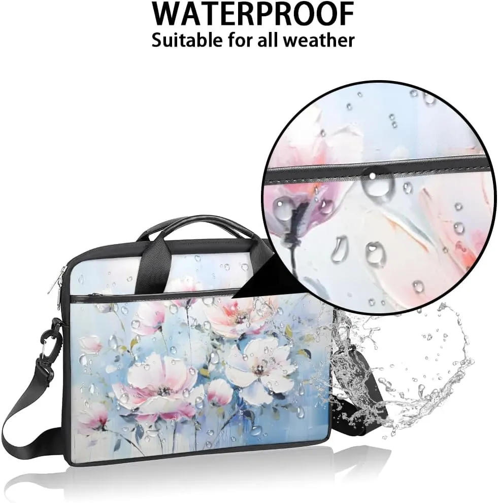 Laptop Shoulder Bag for 13-15 Inch Waterproof Laptop Sleeve Case Bag Slim Computer Carry Case Computer Cases for Laptops