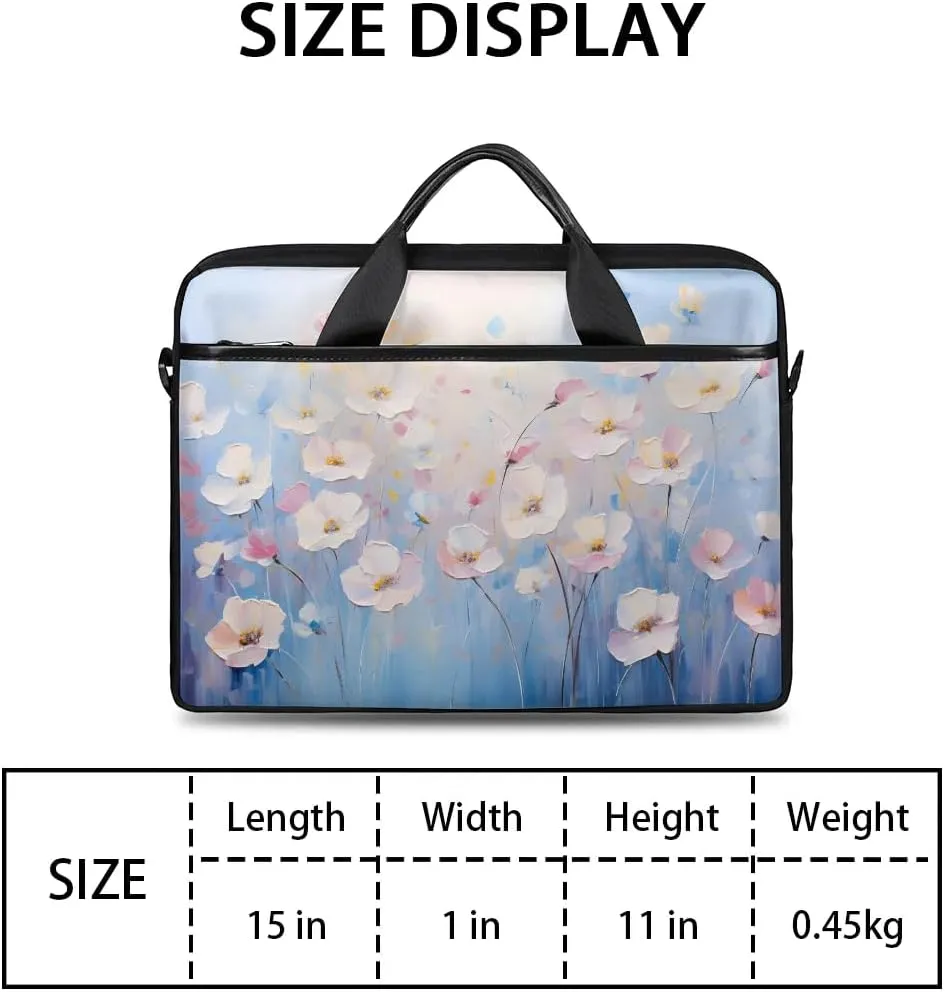 Laptop Shoulder Bag for 13-15 Inch Waterproof Laptop Sleeve Case Bag Slim Computer Carry Case Computer Cases for Laptops