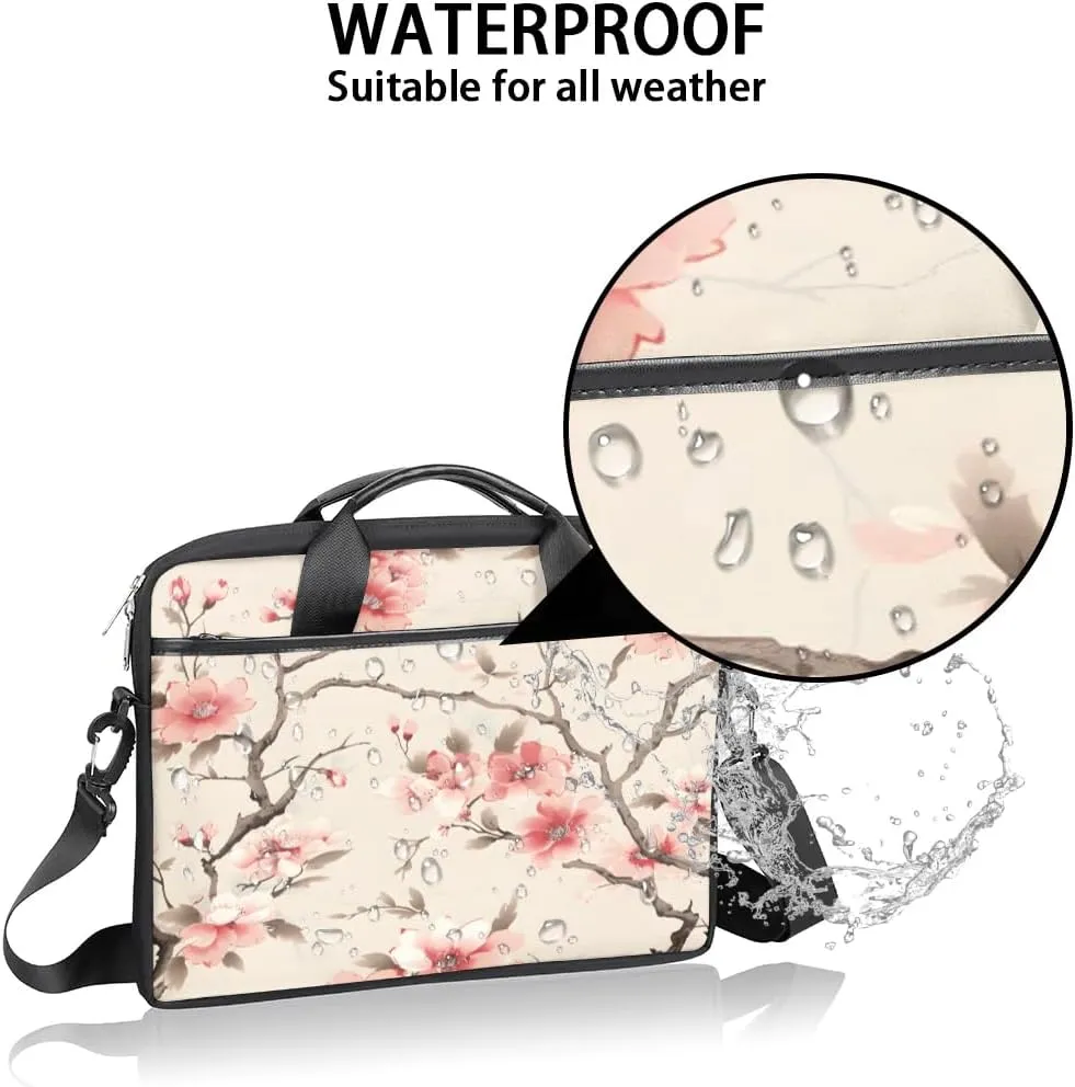 Laptop Shoulder Bag for 13-15 Inch Waterproof Laptop Sleeve Case Bag Slim Computer Carry Case Computer Cases for Laptops