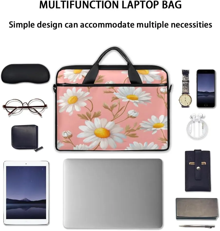 Laptop Shoulder Bag for 13-15 Inch Waterproof Laptop Sleeve Case Bag Slim Computer Carry Case Computer Cases for Laptops