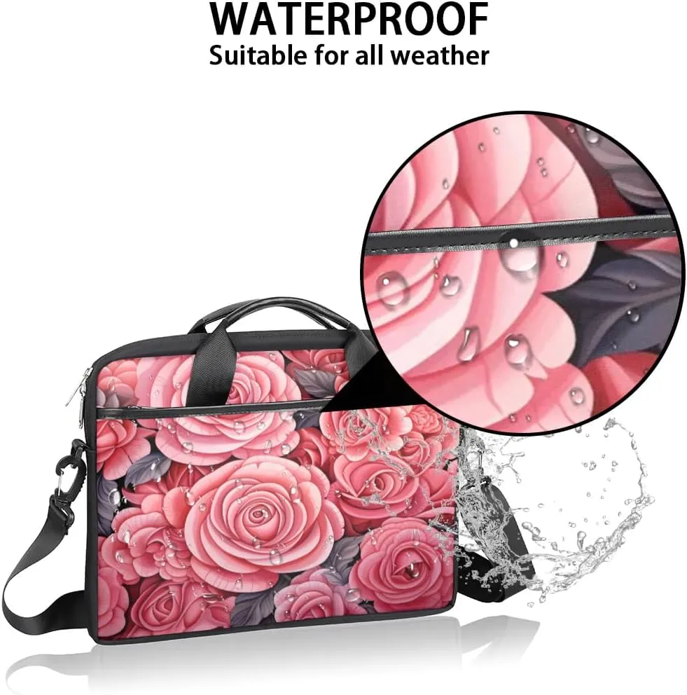 Laptop Shoulder Bag for 13-15 Inch Waterproof Laptop Sleeve Case Bag Slim Computer Carry Case Computer Cases for Laptops
