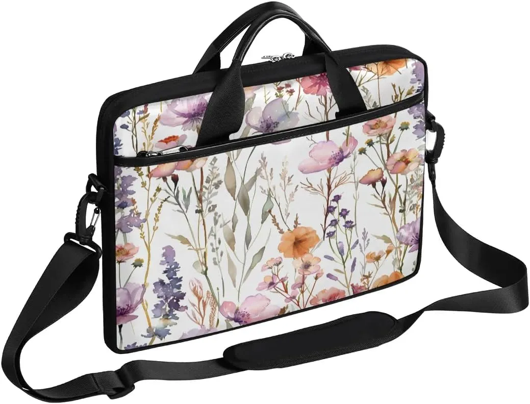 Laptop Shoulder Bag for 13-15 Inch Waterproof Laptop Sleeve Case Bag Slim Computer Carry Case Computer Cases for Laptops