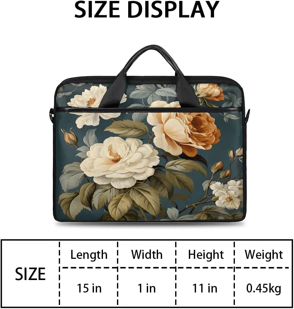 Laptop Shoulder Bag for 13-15 Inch Waterproof Laptop Sleeve Case Bag Slim Computer Carry Case Computer Cases for Laptops