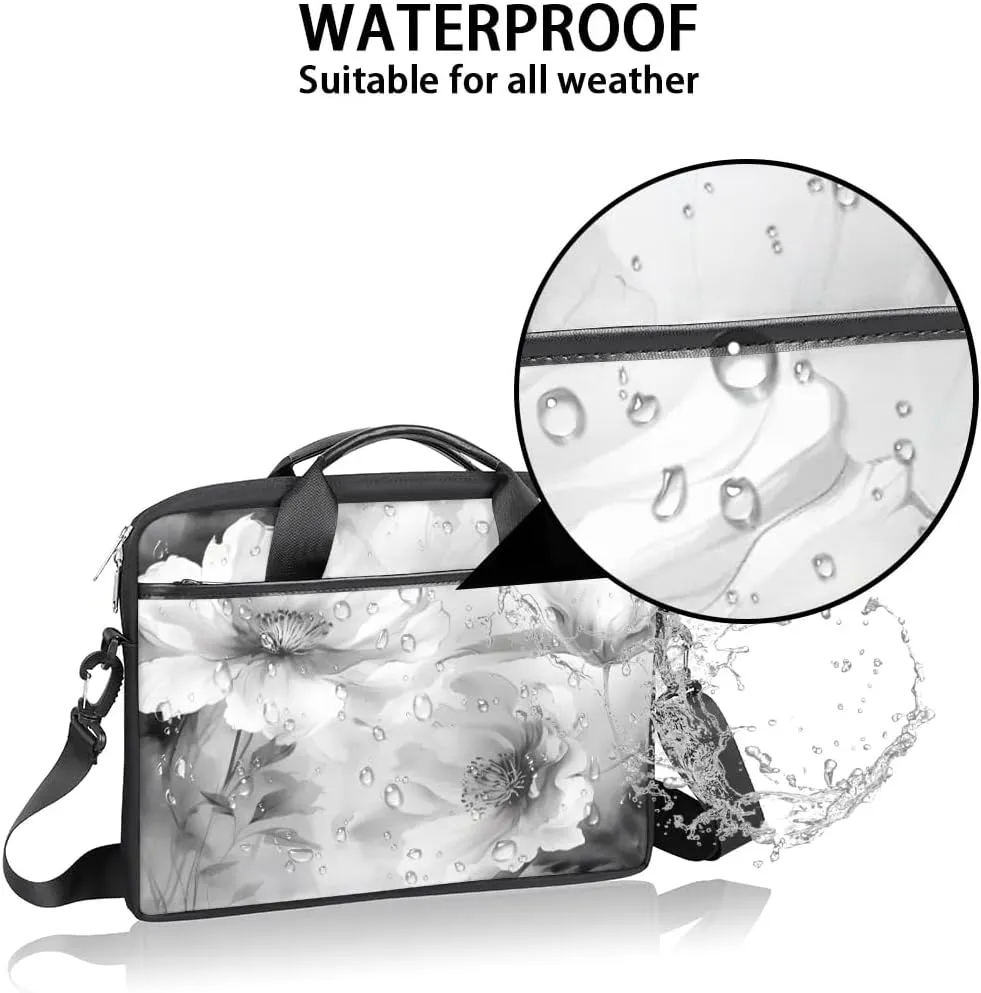 Laptop Shoulder Bag for 13-15 Inch Waterproof Laptop Sleeve Case Bag Slim Computer Carry Case Computer Cases for Laptops
