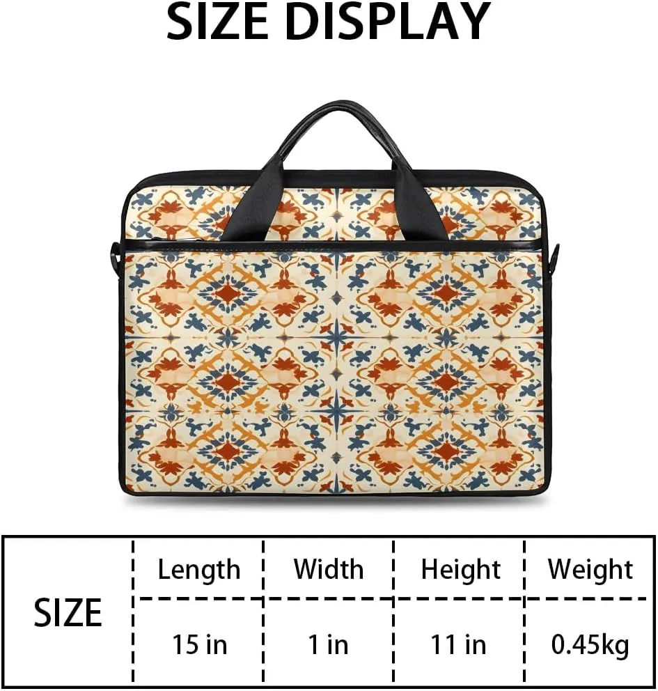 Laptop Shoulder Bag for 13-15 Inch Waterproof Laptop Sleeve Case Bag Slim Computer Carry Case Computer Cases for Laptops