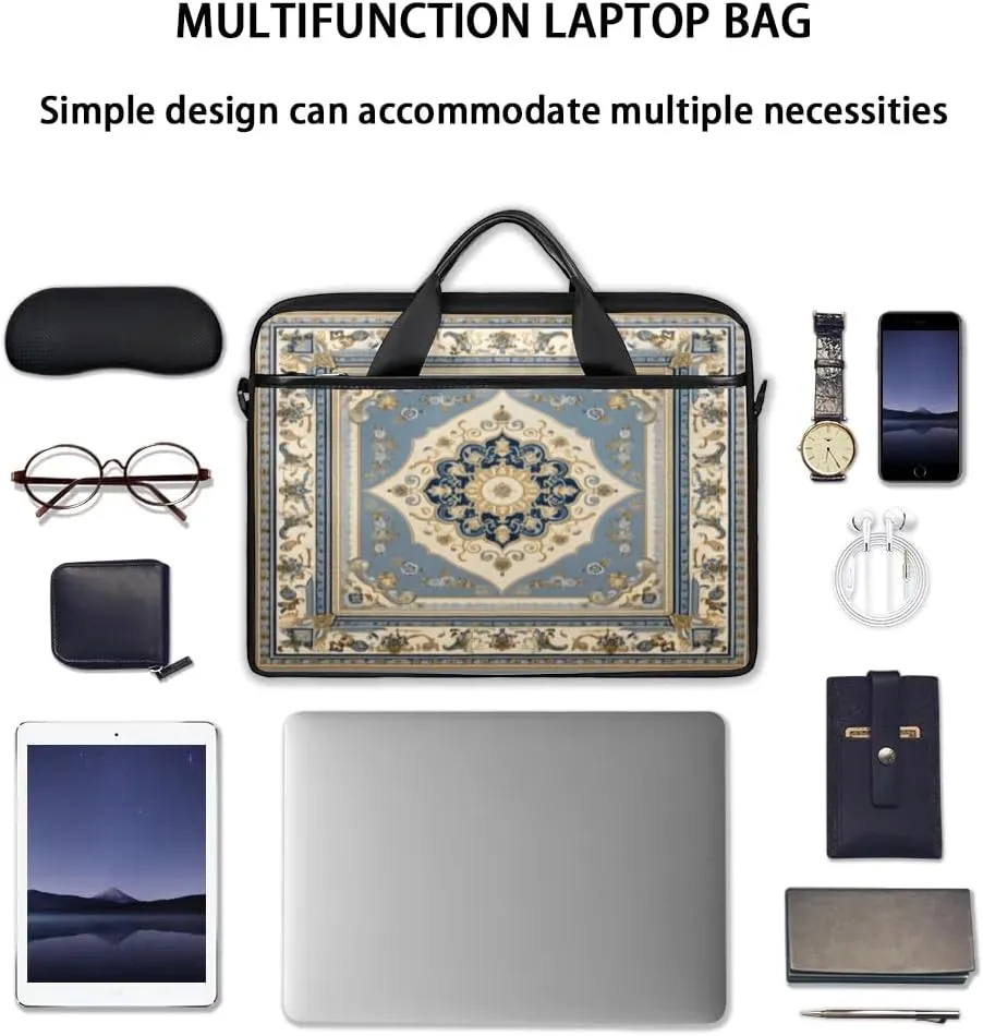 Laptop Shoulder Bag for 13-15 Inch Waterproof Laptop Sleeve Case Bag Slim Computer Carry Case Computer Cases for Laptops