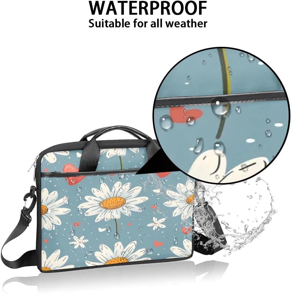 Laptop Shoulder Bag for 13-15 Inch Waterproof Laptop Sleeve Case Bag Slim Computer Carry Case Computer Cases for Laptops