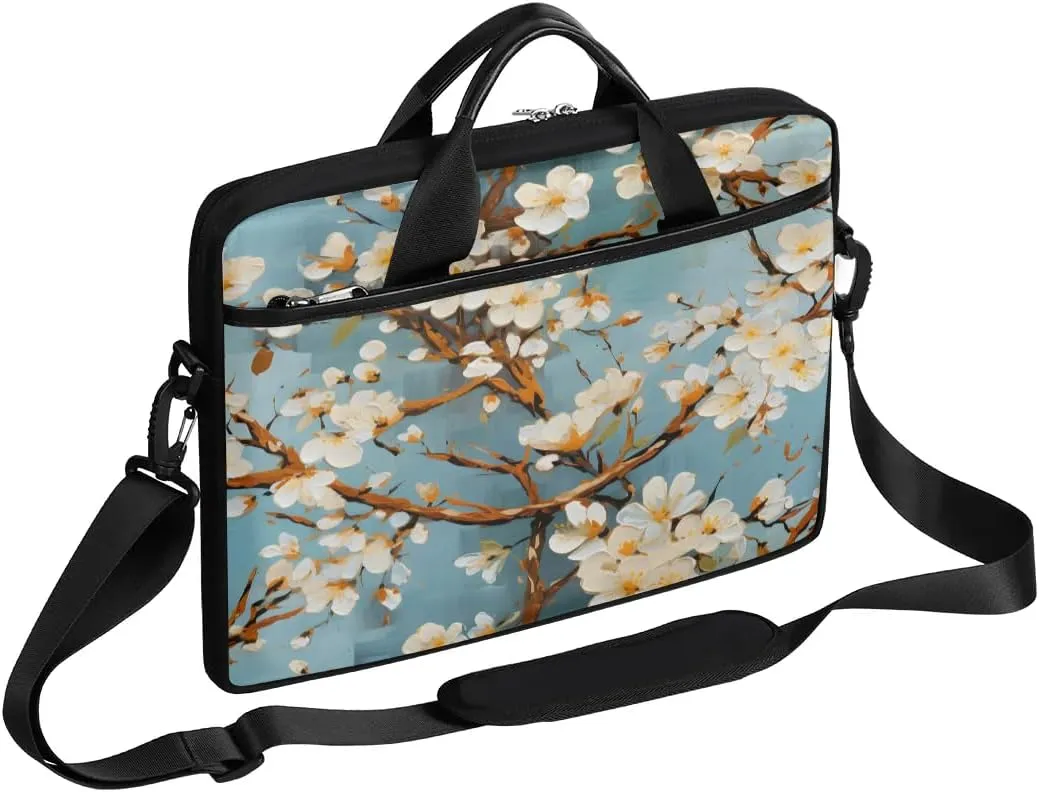 Laptop Shoulder Bag for 13-15 Inch Waterproof Laptop Sleeve Case Bag Slim Computer Carry Case Computer Cases for Laptops