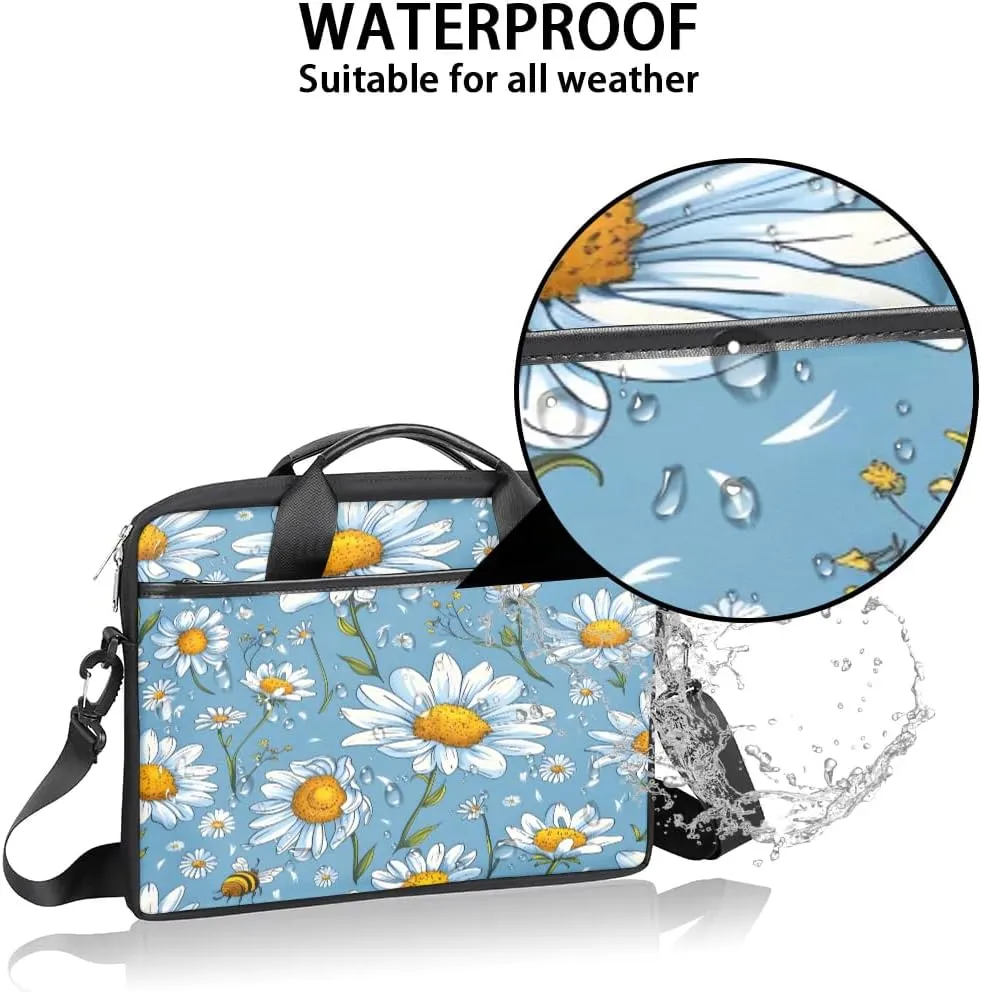 Laptop Shoulder Bag for 13-15 Inch Waterproof Laptop Sleeve Case Bag Slim Computer Carry Case Computer Cases for Laptops