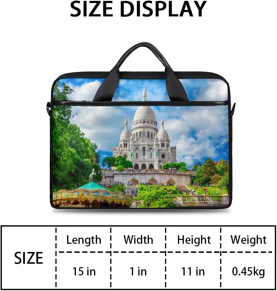 Laptop Shoulder Bag for 13-15 Inch Waterproof Laptop Sleeve Case Bag Slim Computer Carry Case Computer Cases for Laptops